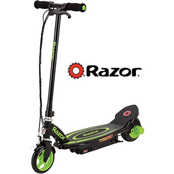 Razor Power Core E90 Trottinette Électrique Élégante avec Accélérateur à Bouton-Poussoir, Vert