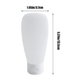 thumbnail image 3 of Bdday Bouteille Vide Échantillon de Cosmétiques 100ml Shampooing et Gel Douche Extrusion Ensemble de Bouteilles en Plastique Portable Design à Rabat pour une Pression Facile, 3 of 8
