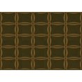 thumbnail image 1 of Ahgly Tapis Rectangulaire Lavable en Machine Intérieur Transitionnel Brun Bronze Foncé, 5 Pieds x 7 Pieds, 1 of 7