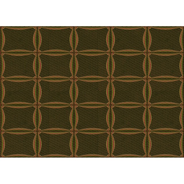 Ahgly Tapis Rectangulaire Lavable en Machine Intérieur Transitionnel Brun Bronze Foncé, 5 Pieds x 7 Pieds