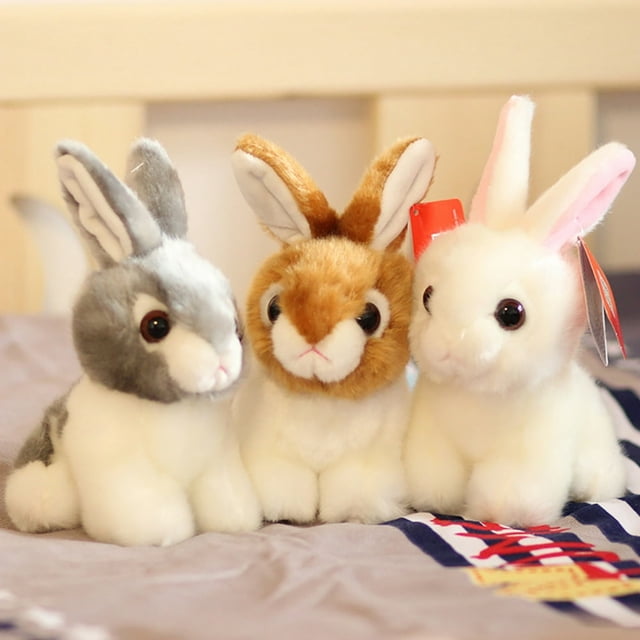 20cm Cute Rabbit Plush Doll Simulation Bunny Toy Children Birthday Gift Decor