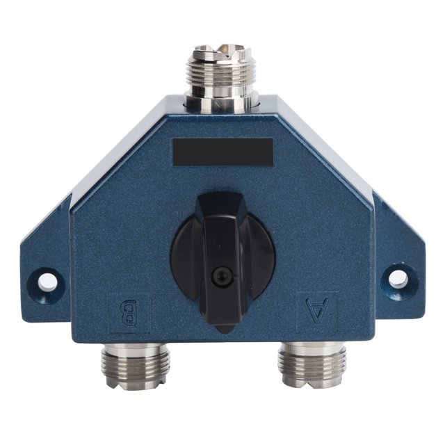Antenna Switcher 2 Position Antenna Switch Antenna Coaxial Switch Antenna Switch Zine Alloy 2 Position Adapter Converter Connector For CA-201 Antenna