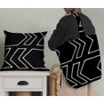 thumbnail image 5 of Soimoi Black polyester Crepe Fabric Arrow Symbol Printed Fabric 1 Yard 42 Inch Wide, 5 of 5