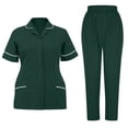 thumbnail image 1 of Ensembles de Sarraus Médicaux pour Femmes, Lot de 2, Ensemble de Sarraus pour Femmes Pantalon Jogger, Uniformes de Soins Infirmiers pour Femmes Ensembles Assortis, Ensemble de Sarraus pour Femmes Pantalon Jogger et Chemises à Manches Courtes à Col Rabattu, 1 of 6