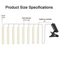 thumbnail image 3 of RXIRUCGD Patio Umbrella String Lights Solar Operated, 8 Lighting Modes Remote Control, Waterproof Outdoor LED Light for Beach Parasol Camping Tents Garden Decoration, 3 of 9