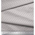 thumbnail image 3 of Soimoi Poly Georgette Fabric Dot & Heart Shirting Print Fabric by The Yard 52 Inch Wide, 3 of 3