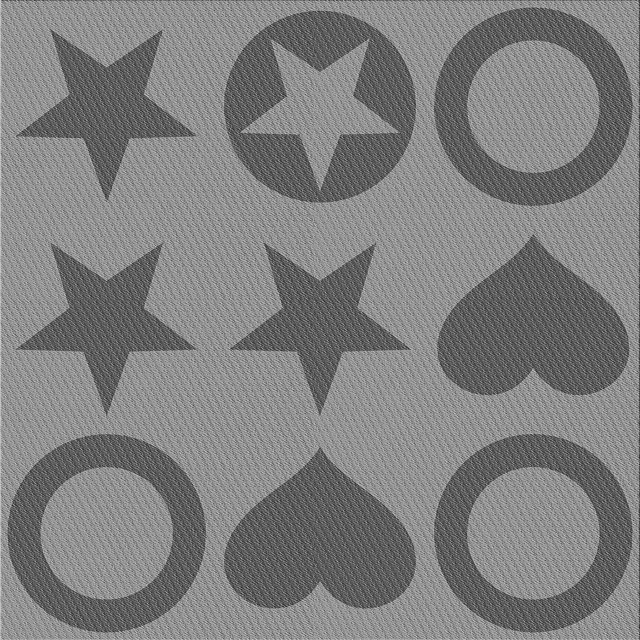 Ahgly Tapis d'Intérieur Lavable en Machine Carré Gris Cendré Transitionnel, 8 Pieds Carré