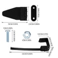 thumbnail image 3 of Dvkptbk Garage Door Garage Door Clips 4PCS/6PCS Springed Garage Door Clamps with Installation Accessories Nylon Garage Door Installation Clips for Halloween Garage Door, 3 of 9