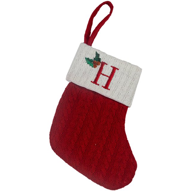 Herunwer Christmas Large Letters Christmas Stockings Cute Striped Christmas Tree Pendant Holiday Decorations