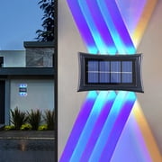 Dvkptbk LED Outdoor Solar Lights, Land-scape Spotlights, Garden Lights, Wireless Solar Powered Outdoor Lights/Lighting for Yard, Walkway Solar Outdoor Lights Outdoor Decor on Clearance