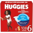 thumbnail image 1 of HUGGIES Little Snugglers Baby Diapers, Econo pack, Size 6, 108 Count, 1 of 5