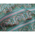 thumbnail image 4 of oneOone Silk Tabby Fabric Ethnic Block Printed Craft Fabric BTY 42 Inch Wide, 4 of 4