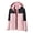 Pink, variant on Pisexur Women's Waterproof Rain Jacket Lightweight Spring Fall Hooded Raincoat Plus Size Winter Coats for Hiking Travel Outdoor