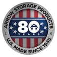 thumbnail image 2 of Arrow Elite Steel Storage Shed, 8x6, Blue Grey, 2 of 9
