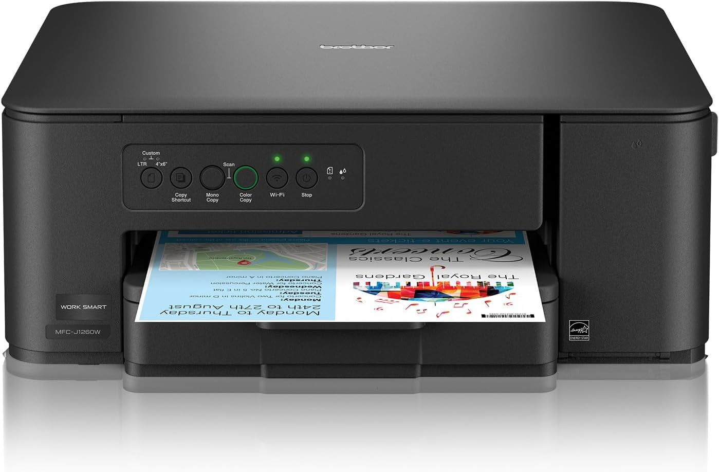 Refurbished Brother MFC-J1260W Work Smart 1260 Wireless Colour Inkjet Printer
