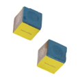 thumbnail image 3 of QualitChoice 2 Pieces Cubes Pool Cue Tip Table Accessories Chalk Blue Snooker Billiard, 3 of 6