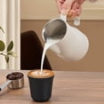 thumbnail image 4 of <p>Milk Pitcher Cup, 450ML Milk Frothing Pitcher 304 Stainless Steel Drip Free  For Home</p>, 4 of 7