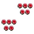 thumbnail image 4 of Wweixi 5pcs/set Lotus Artificiel Apparence Réaliste Facile à Nettoyer de Longue Durée Pêche Rouge 2Set, 4 of 6