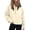 Yellow, variant on Women Half Zip Cropped Hoodies Fleece Quarter Zip Up Pullover Sweatshirts Winter Clothes 2023 Outfits Sweater Coat