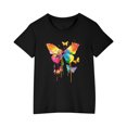 thumbnail image 1 of RXIRUCGD 2025 Vêtements d'Été pour Enfants T-shirt Imprimé Mode Mignon Col Rond Manches Courtes, 1 of 5
