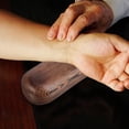 thumbnail image 3 of OUNONA Comfortable Pulse Pillow Light Brown Wood 1Pcs for Doctors and Patients, 3 of 8