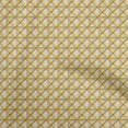 thumbnail image 1 of oneOone Cotton Jersey Yellow Fabric Check Craft Projects Decor Fabric Printed By The Yard 58 Inch Wide, 1 of 4