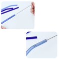 thumbnail image 3 of Straight Bend Glass Straws Set Lightweight Smooth Edge Straws for Tea Coffee Shop Dorm Homes, 3 of 5