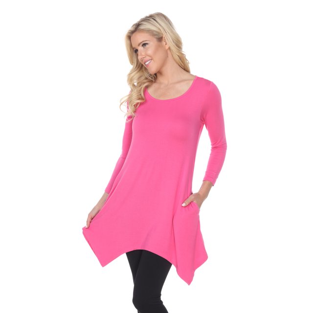 White Mark Tunique Makayla pour Femmes à Manches 3/4