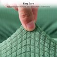 thumbnail image 3 of Chair Cushion Cover Seat Covers Backrest Protector Soild Color Kitchen Chairs Use Adjustable Dirt-Resistant for Banquet Home Kitchen Light Purple, 3 of 9