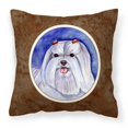 thumbnail image 1 of Carolines Treasures 7108PW1414 Maltese Fabric Decorative Pillow, 1 of 4