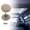 thumbnail image 5 of 30x Headliner Repair Button, Auto Rivets Retainer, Roof Repair Buckle for airplane ,Motorcycles, Buses Trains All Cars Beige, 5 of 5