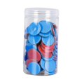 thumbnail image 3 of KLKCMS 100 Pcs Disques de Comptage Marqueurs Compteurs d'Apprentissage Disques pour Jeu Maison Enfants Rouge Bleu, 3 of 9