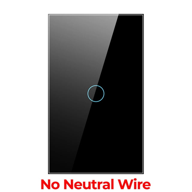 WiFi Switch Smart Home Touch RF Light Wall Panel 1/2/3 Gang Black US
