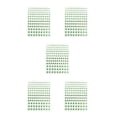 thumbnail image 3 of Wweixi Eye Face Gems Rhinestone Stickers Beads No Glue Eyebrow Rainbow Makeup Jewelry Accessory DIY Decorations Wedding Green 5Set, 3 of 6