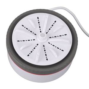 Mini laveuse, USB Petit linge portable pour les voyages d'affaires, lave-linge réglable en temps opportun pour les sous-vêtements, les vêtements de bébé, serviettes, chaussettes ou vaisselle à fruits