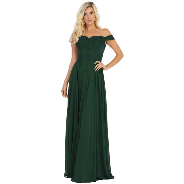 Off Shoulder Bridesmaids Dress
