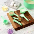 thumbnail image 3 of Way-to-Celebrate 10PC Measuring Cups and Spoon Set - Green, 3 of 11