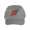 thumbnail image 1 of Gravity Threads Casquette en Sergé de Coton Heart Stab - Gris, 1 of 2