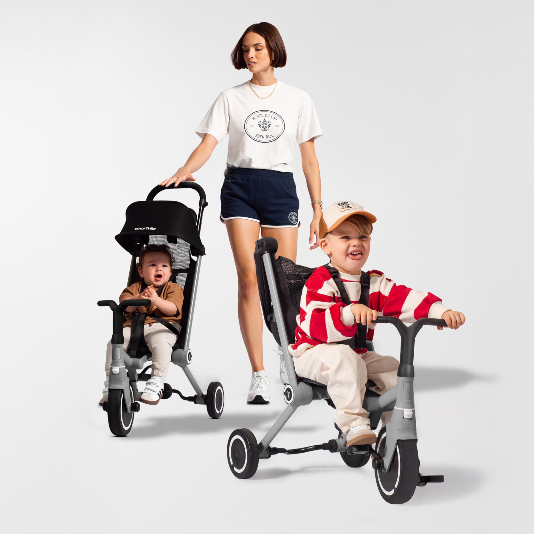 smarTrike WIND BLACK & GREY - Your everyday companion - Tricycle