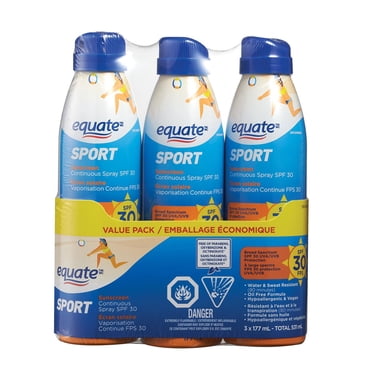 Equate Sport SPF 30 Continuous Spray Sunscreen