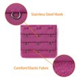 thumbnail image 4 of INSPIRE CHIC Rallonges de Soutien-Gorge pour Femmes à 3 Crochets 3 Rangées Bretelle de Soutien-Gorge Extensible Boucle Crochets Bande de Soutien-Gorge Fuchsia 3, 4 of 5