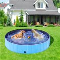 thumbnail image 3 of Yaheetech Piscine pour Animaux Pliable TTG, Baignoire Portable en PVC pour Chiens et Chats, Bleu, 3 of 7