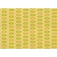 thumbnail image 1 of Ahgly Company Machine Washable Indoor Rectangle Transitional Yellow Area Rugs, 2' x 4', 1 of 7