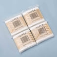 thumbnail image 4 of Cotton Swabs Wooden Stick Double Tip First Aid Removal Home Essentials Hygiene, 4 of 9
