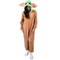 thumbnail image 4 of Bioworld Mandalorien Grogu Pyjama une-Pièce de Cosplay pour Hommes - Grand Brun, 4 of 7