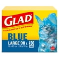 thumbnail image 2 of Sacs bleus pour la récupération de Glad, boîte de 30 grands sacs, 2 of 6