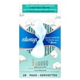 thumbnail image 3 of Always Pure Cotton with FlexFoam Pads, Size 1, Regular, with Wings, Unscented, 3 of 17