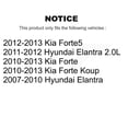thumbnail image 2 of Front Outer Tie Rod End Kit for Car Hyundai Elantra Kia Forte Koup Forte5 K72-101234, 2 of 2