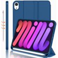 thumbnail image 1 of [PST] iPad Mini 6 6th Gen. / Mini 7 7th Gen. Smart Case Cover, Slim Magnetic Smart Cover Stand Case & Pencil Holder, 1 of 3