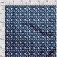 thumbnail image 3 of oneOone Tissu en Viscose Chiffon Bleu Sarcelle Tissu pour Robe de Cirque Tissu Imprimé Tissu au Mètre 42 Pouces de Large, 3 of 5